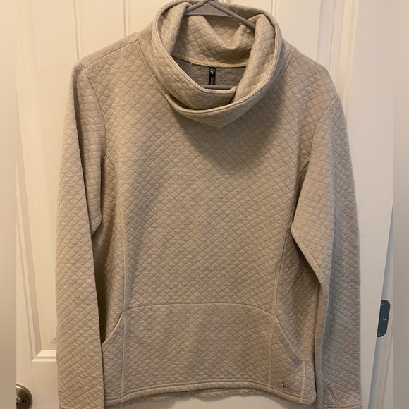 Kuhl oatmeal/tan cowl neck pull over. Size XL. - Picture 2 of 5